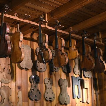 Violini in laboratorio Violini in laboratorio