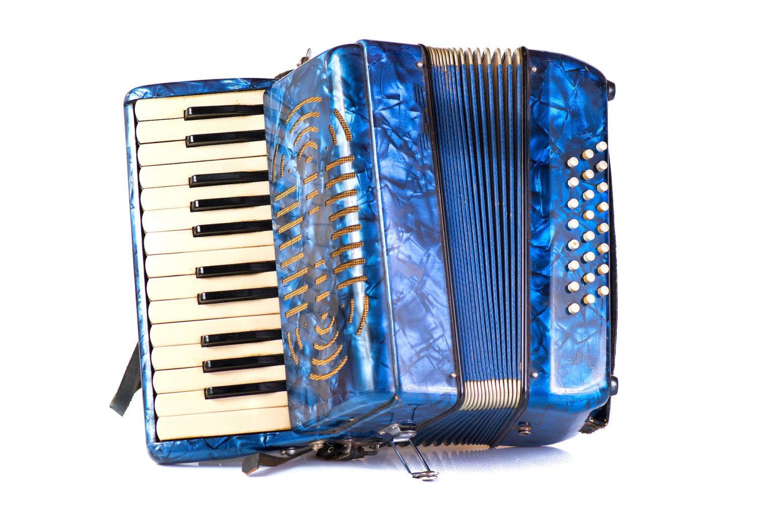 è simile a una piccola fisarmonica
