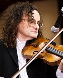 Martin Hayes plays an Irish fiddle
