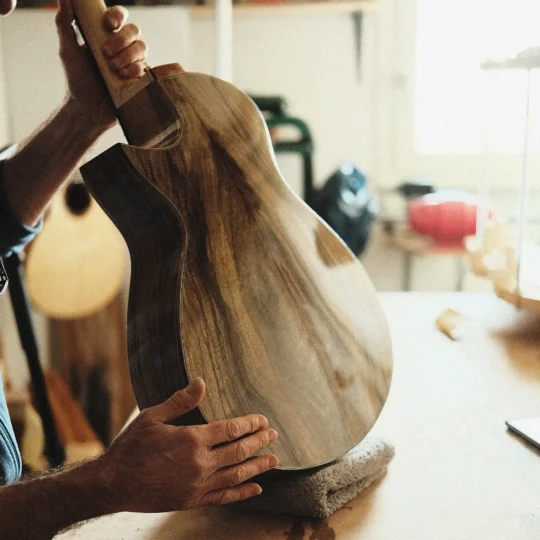 Dettagli chitarra Sail Guitars