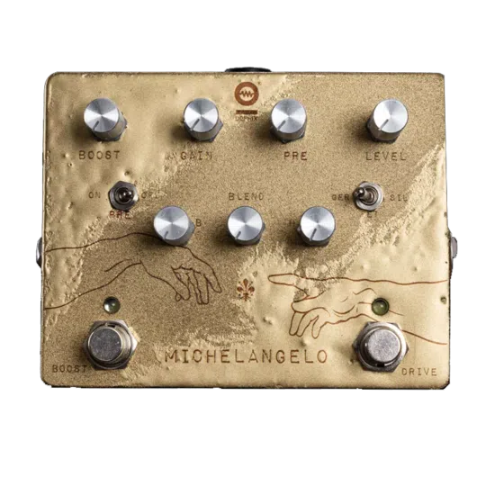 MIchelangelo overdrive gold pedale effetto Dophix 1