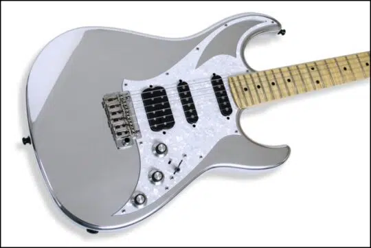 chitarra elettrica Stratosonic Alusonic Aluminium Instruments 5