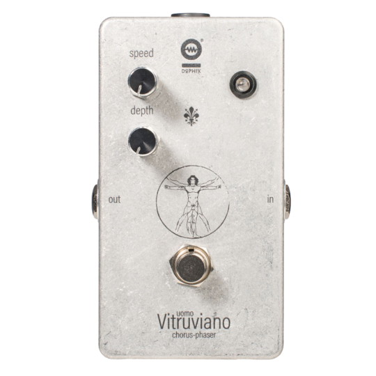 Uomo Vitruviano Chorus Phaser pedale effetto Dophix 1