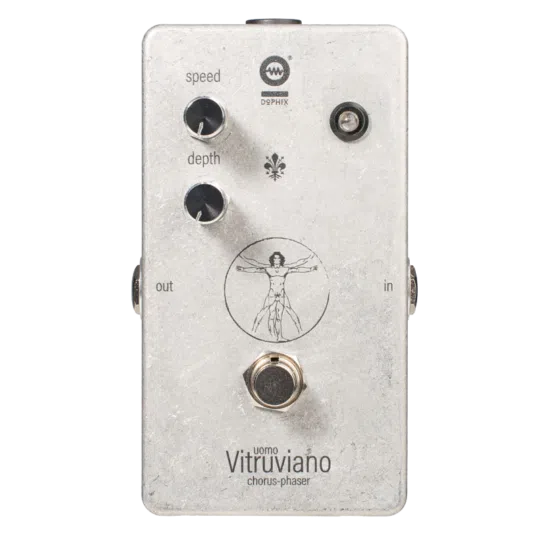 Uomo Vitruviano Chorus Phaser pedale effetto Dophix 1