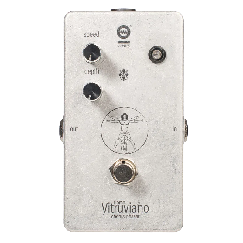 Uomo Vitruviano Chorus Phaser pedale effetto Dophix 1